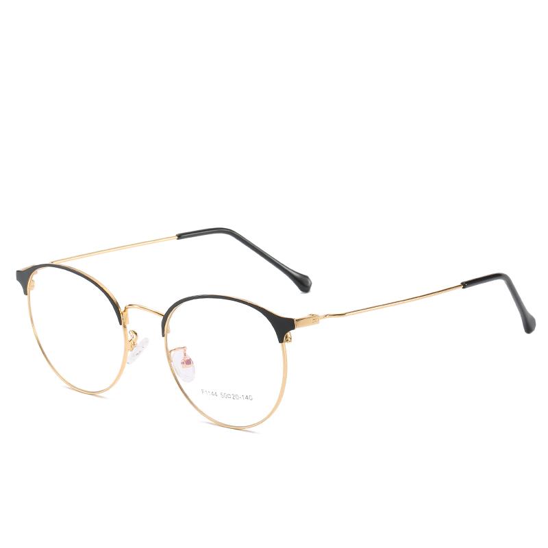 Sunglasses LAMOFUR Fashion Round Women's Glasses Frame Men Metal Optical Eyeglasses 2021 Transparent Spectacles 54C-1144
Sunglasses LAMOFUR Fashion Round Women's Glasses Frame Men Metal Optical Eyeglasses 2021 Transparent Spectacles 54C-1144