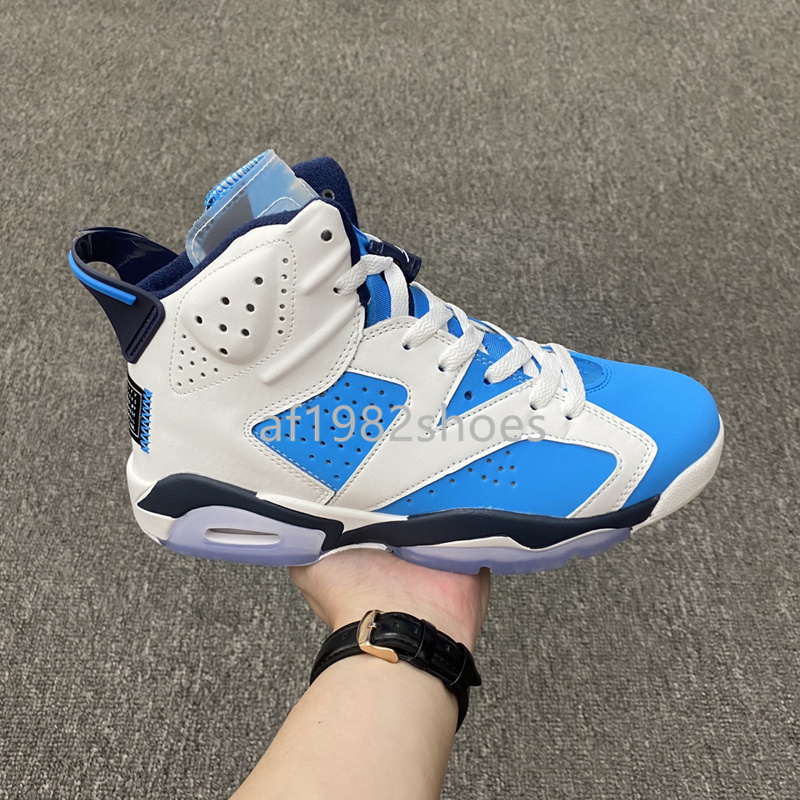 2021 Men 6s UNC 6 jumpman Basketball shoes University Blue White College Navy Mens Jogging Sport Sneakers Trainers
2021 Men 6s UNC 6 jumpman Basketball shoes University Blue White College Navy Mens Jogging Sport Sneakers Trainers