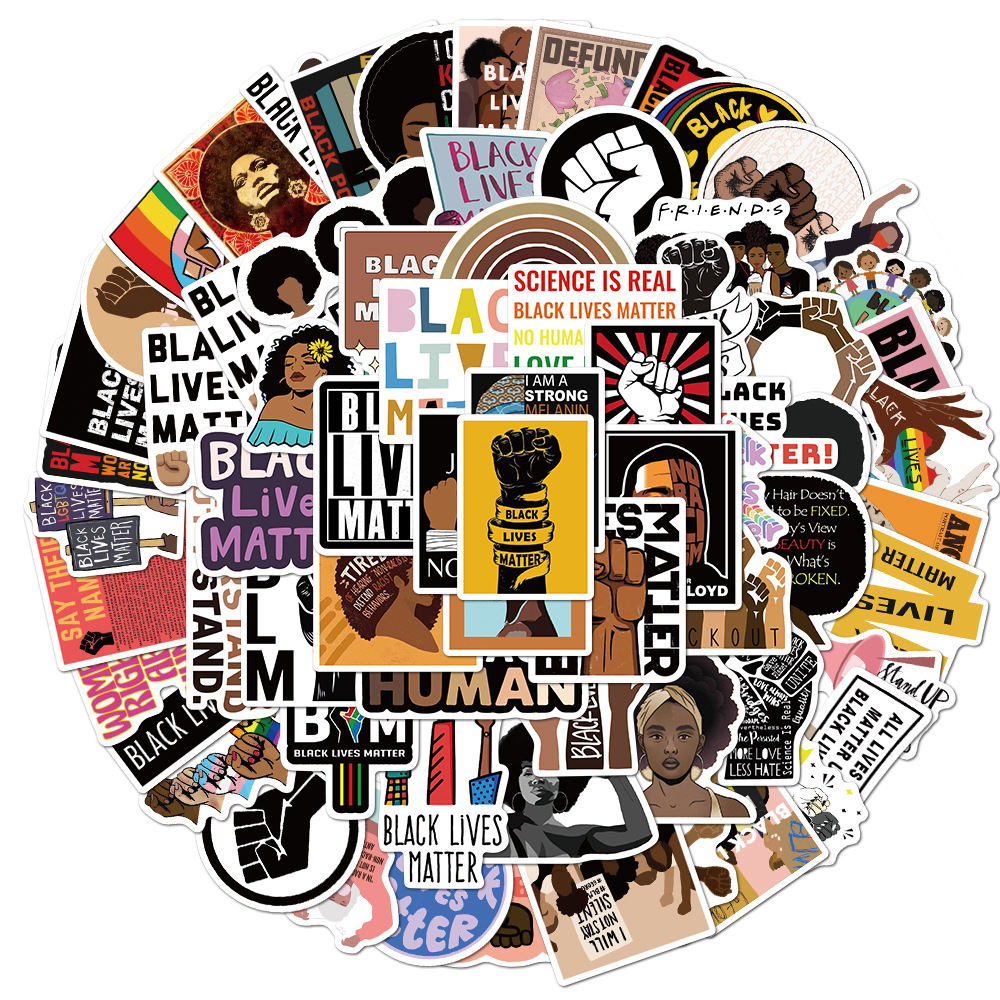 100 PCS Mixed Graffiti Skateboard Stickers Black Lives Matter For Car Laptop Pad Bicycle Motorcycle PS4 Phone Luggage Decal Pvc guitar Fridge, Multi colors
100 PCS Mixed Graffiti Skateboard Stickers Black Lives Matter For Car Laptop Pad Bicycle Motorcycle PS4 Phone Luggage Decal Pvc guitar Fridge, Multi colors
