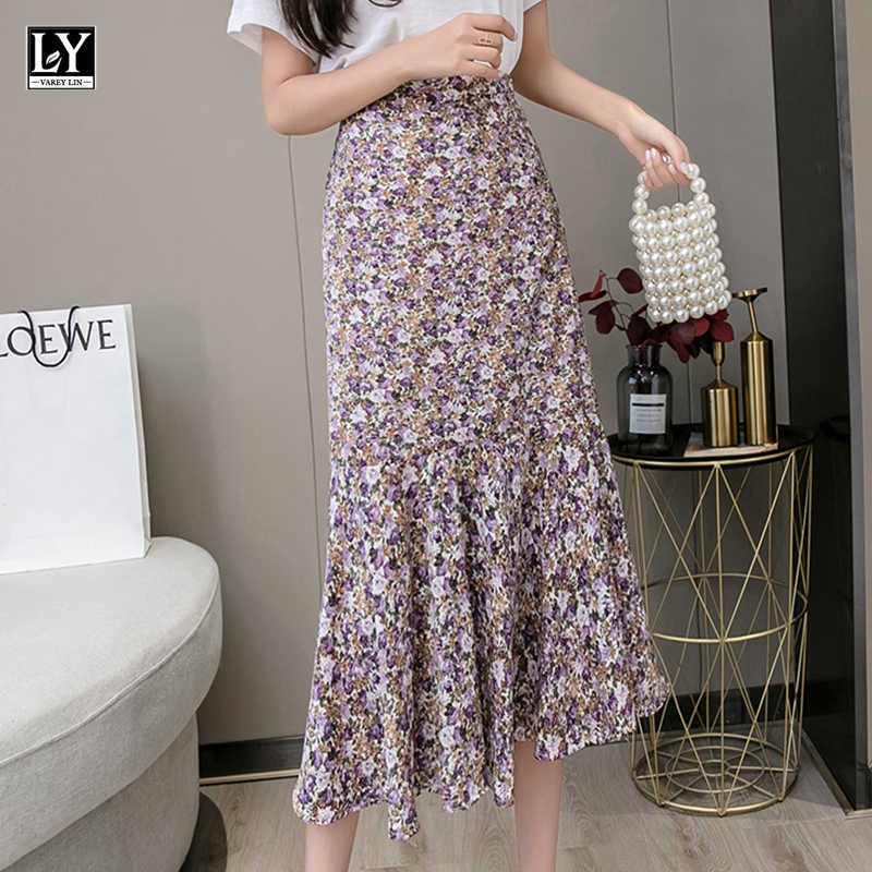 LY VAREY LIN Summer Casual Female High Waist A-line Ruffles Slim Fit Skirts Women Chiffon Floral Print Medium Long Skirt 210526, Red
LY VAREY LIN Summer Casual Female High Waist A-line Ruffles Slim Fit Skirts Women Chiffon Floral Print Medium Long Skirt 210526, Red