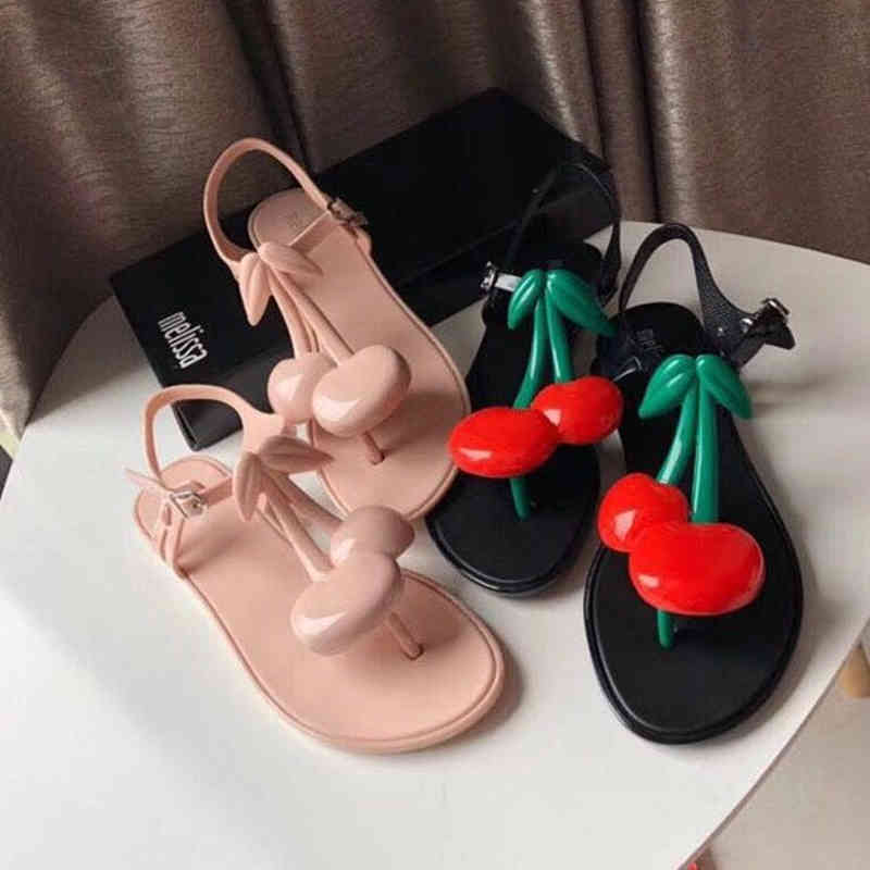 2021 New Women Summer Sandals High Quality Melissa Cherry Pvc Jelly Shoes Ladies Candy Fashion Fruit Beach Flip Sandals Sm042 Q0629, White
2021 New Women Summer Sandals High Quality Melissa Cherry Pvc Jelly Shoes Ladies Candy Fashion Fruit Beach Flip Sandals Sm042 Q0629, White