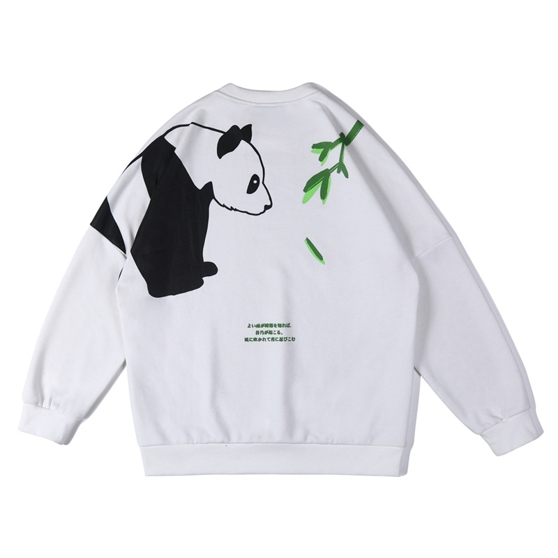 2021 national round collar men's spring new panda print youth Pullover Top tide brand coat sweater, White
2021 national round collar men's spring new panda print youth Pullover Top tide brand coat sweater, White