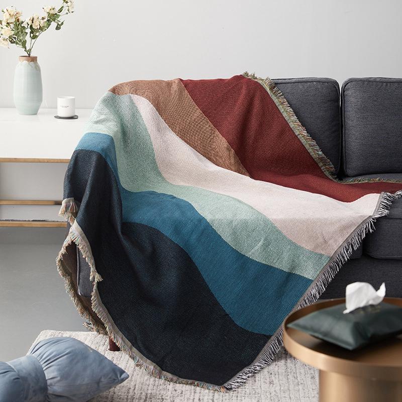 Blankets Sofa Blanket With Tassel Dustproof Cover Decorative Air Conditioning Throw For Beds Outdoor Picnic Mat
Blankets Sofa Blanket With Tassel Dustproof Cover Decorative Air Conditioning Throw For Beds Outdoor Picnic Mat