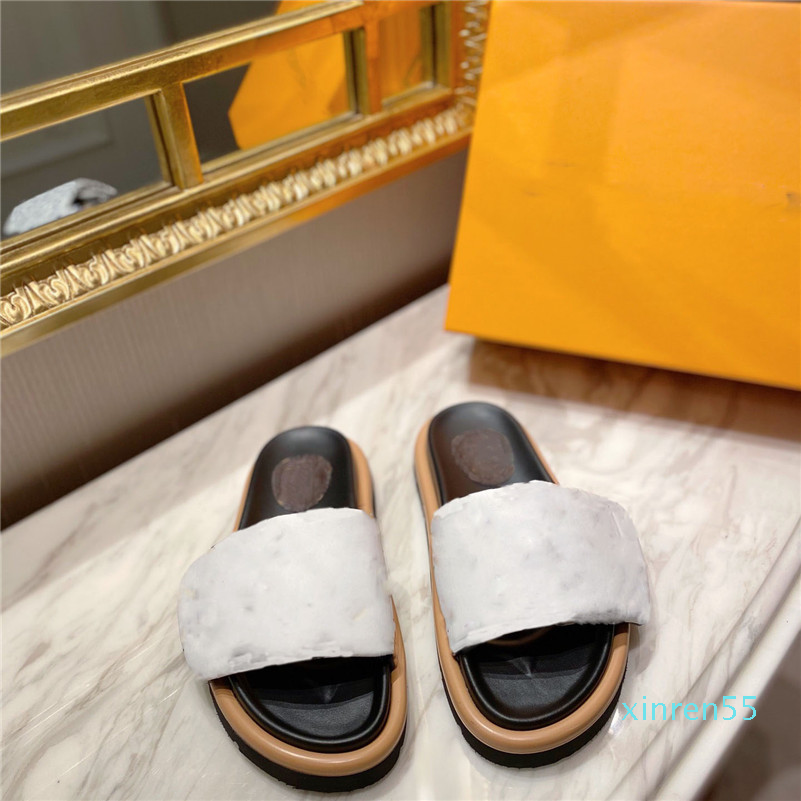 Designers Smooth Calfkin Women Sandals Sunset Flat Comfort Mules Velcro Padded Front Strap Slippers Fashionable Easy-to-wear Style Slides xz
Designers Smooth Calfkin Women Sandals Sunset Flat Comfort Mules Velcro Padded Front Strap Slippers Fashionable Easy-to-wear Style Slides xz