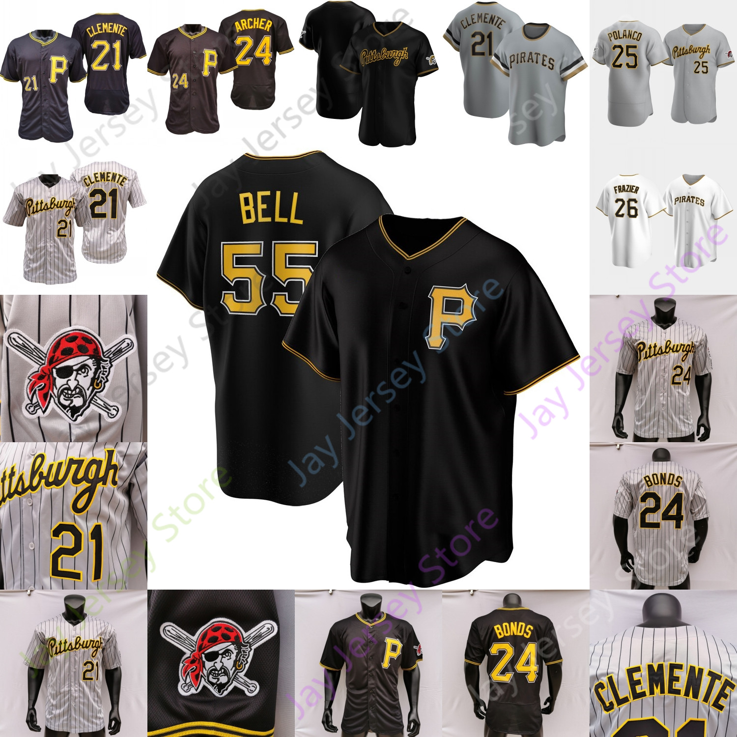 Baseball Jersey Rodolfo Castro Oneil Cruz Cole Tucker Jared Oliva Tyler Anderson Derek Shelton Bednar Brault J. T. Brubaker Cahill Crick Crowe Feliz, Women 2021 black
Baseball Jersey Rodolfo Castro Oneil Cruz Cole Tucker Jared Oliva Tyler Anderson Derek Shelton Bednar Brault J. T. Brubaker Cahill Crick Crowe Feliz, Women 2021 black