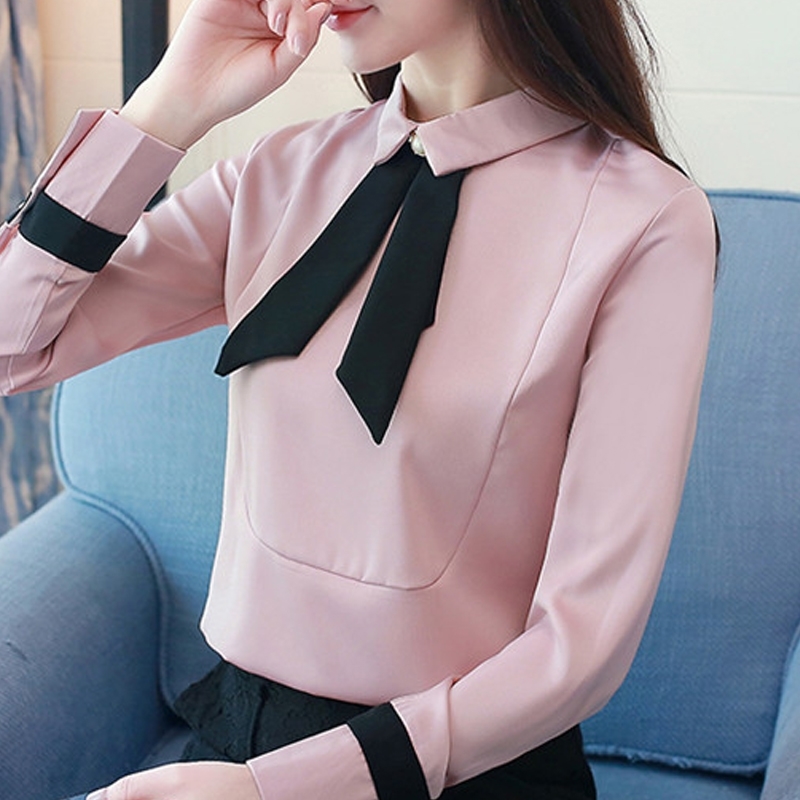 Long Sleeve Chiffon Blouse Shirt Tops Blouse Women Blusas Mujer De Moda Bow Turn Down Collar Blouse Women Tops Blusa E100 210602, White
Long Sleeve Chiffon Blouse Shirt Tops Blouse Women Blusas Mujer De Moda Bow Turn Down Collar Blouse Women Tops Blusa E100 210602, White