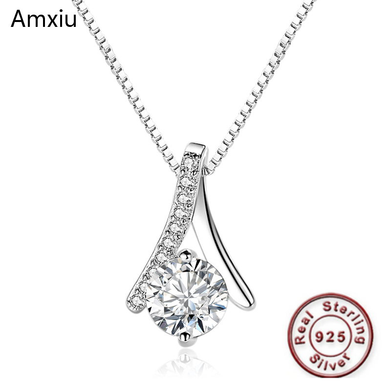 Chains Amxiu S925 Sterling Silver White Gold Pendant With Crystals And Micro Diamonds Clavicle Chain Humanoid Necklace For Party Gift
Chains Amxiu S925 Sterling Silver White Gold Pendant With Crystals And Micro Diamonds Clavicle Chain Humanoid Necklace For Party Gift