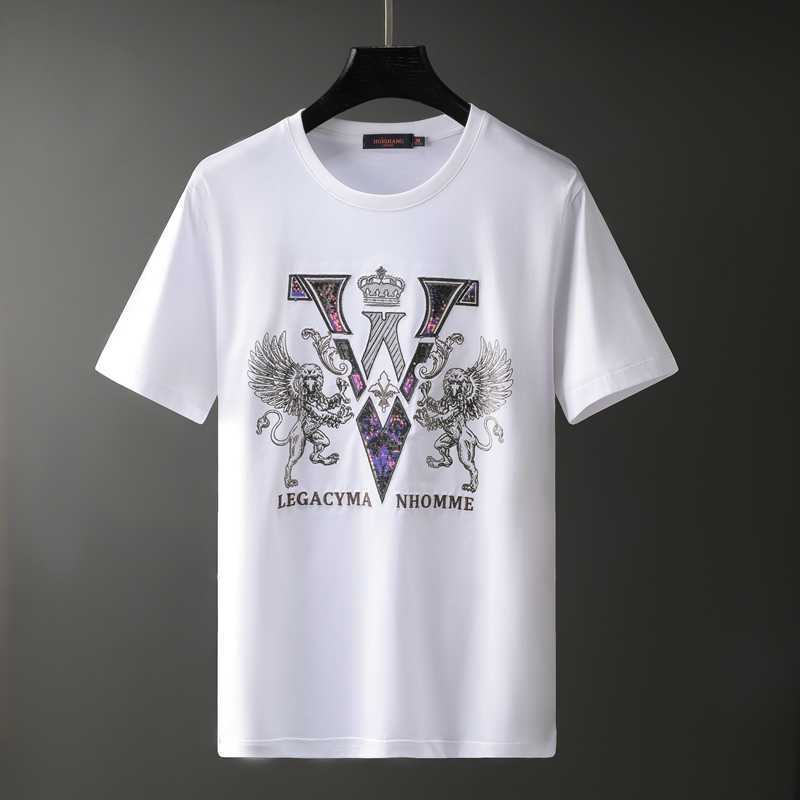 Brand Luxury T Shirt Men Short Sleeve Casual Streetwear T Shirts Summer O-neck Tops Social Nightclub Tee Men Clothing 210527, White
Brand Luxury T Shirt Men Short Sleeve Casual Streetwear T Shirts Summer O-neck Tops Social Nightclub Tee Men Clothing 210527, White