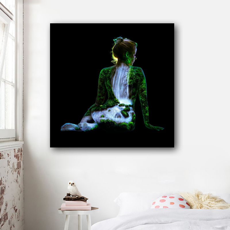 Tree and Waterfall Landscape Painting Girl Silhouette Prints and Posters for Living Room Modern Decorative Paintings
Tree and Waterfall Landscape Painting Girl Silhouette Prints and Posters for Living Room Modern Decorative Paintings