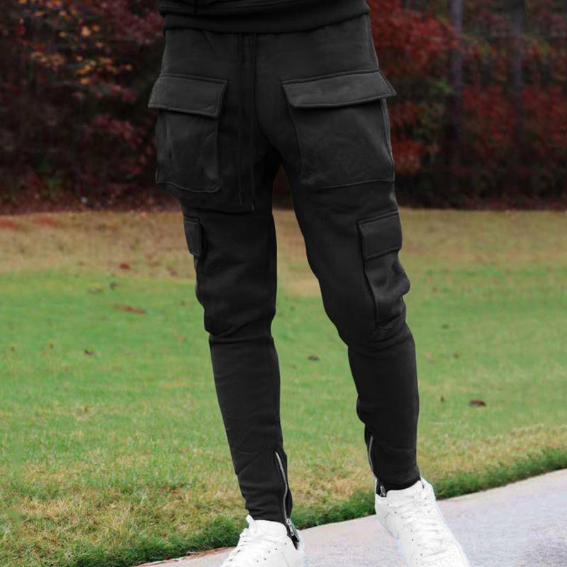 Men's Pants Sports Sweatpants Fitness Tracksuit Trousers Casual Jogging Street Cargo With 6 Pockets Clothing, Black
Men's Pants Sports Sweatpants Fitness Tracksuit Trousers Casual Jogging Street Cargo With 6 Pockets Clothing, Black