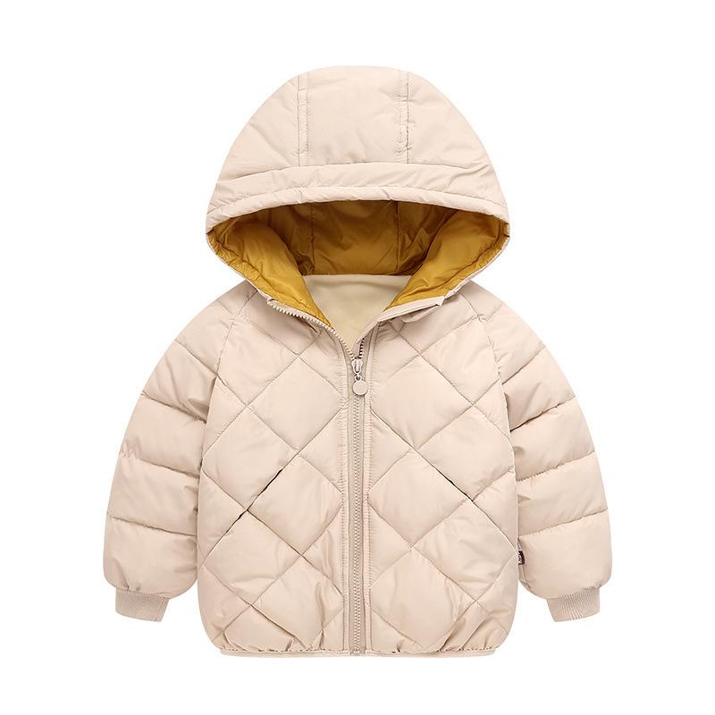 Down Coat Baby Hooded Warm Outwear Kids Cotton Fashion Winter Children Jacket Boys Girls Thick, Blue;gray
Down Coat Baby Hooded Warm Outwear Kids Cotton Fashion Winter Children Jacket Boys Girls Thick, Blue;gray