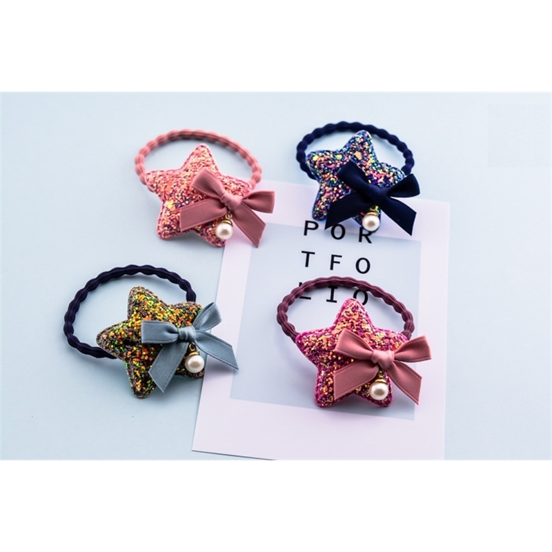 Boutique 20pcs Fashion Cute Glitter Star Girls Elastic Hair Bands Kawaii Solid Bow Sta Rope Gum Rubber Band Headwre Accessories
Boutique 20pcs Fashion Cute Glitter Star Girls Elastic Hair Bands Kawaii Solid Bow Sta Rope Gum Rubber Band Headwre Accessories