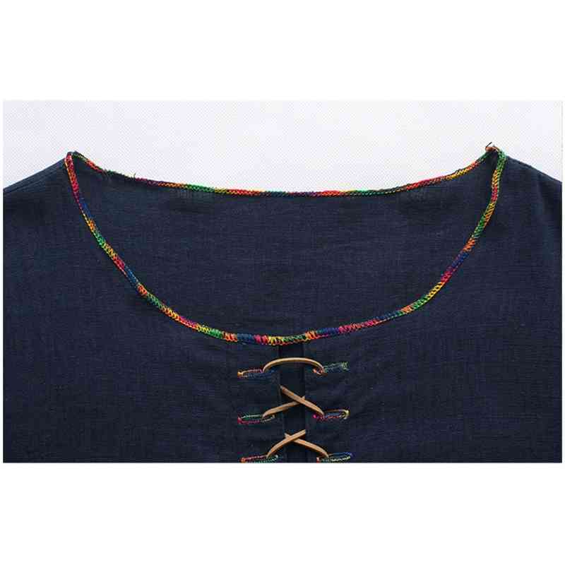 Oversized T Shirt 5xl 6xl Linen Male Big Large O-neck T Shirt Chinese Style Fat Guy Plus Size Men's Casual Short-sleeve T-shirt 210518