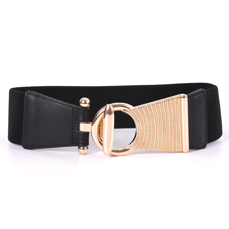 New product Belts Women's Waistband Fashion Simple Leisure Cowhide Belt Elastic Accessories Dress Sweater Coat Wide, Black
New product Belts Women's Waistband Fashion Simple Leisure Cowhide Belt Elastic Accessories Dress Sweater Coat Wide, Black