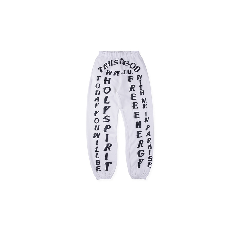 Kanye West Sunday Service CPFM.XYZ TRYST GOD Full Letter Printed Jogger Pants Hiphop Streerwear Men Sweatpants, White
Kanye West Sunday Service CPFM.XYZ TRYST GOD Full Letter Printed Jogger Pants Hiphop Streerwear Men Sweatpants, White