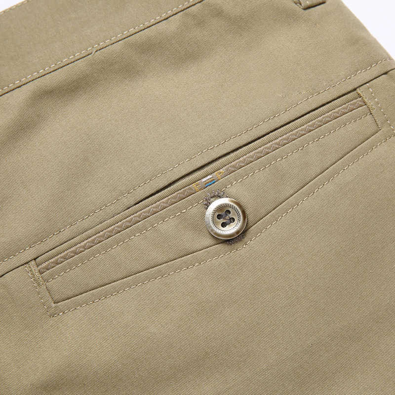 Trousers for Men Clothes Work Chinos Pants Loose Men Pants Suit Classic Wide Leg Pants Business Comfortable Cotton Plus Size 210603