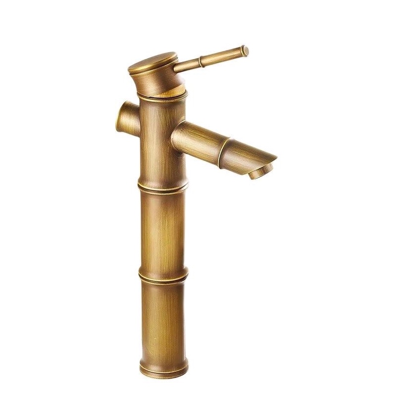 Antique bathroom sink faucet retro Bamboo style copper basin water tap single handle
Antique bathroom sink faucet retro Bamboo style copper basin water tap single handle