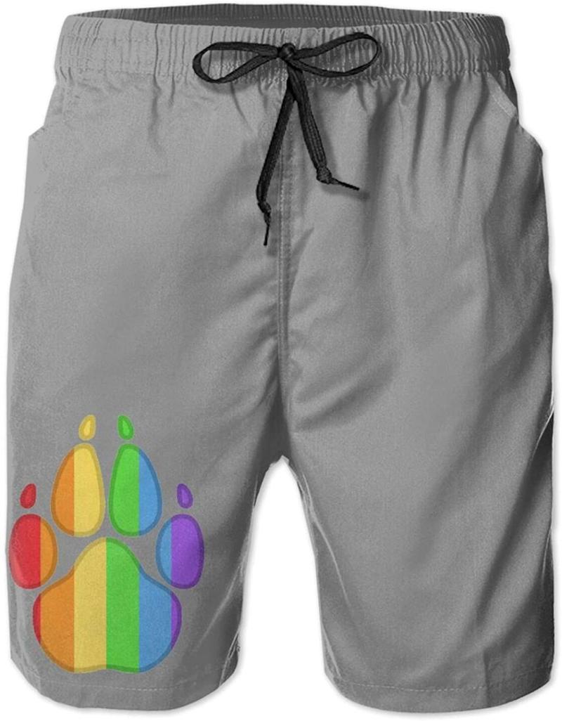 Men's Shorts Gay Flag Bear Quick Dry Mens Swim Trunks Beach Sports Mans Gym With Pockets, 3d-print
Men's Shorts Gay Flag Bear Quick Dry Mens Swim Trunks Beach Sports Mans Gym With Pockets, 3d-print