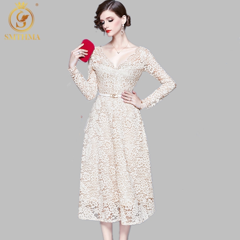 Spring Hollow Out Dresses Women Fashion Sexy V-Neck Vestidos Casual Office Lace Free Belt 210520, Photo color
Spring Hollow Out Dresses Women Fashion Sexy V-Neck Vestidos Casual Office Lace Free Belt 210520, Photo color