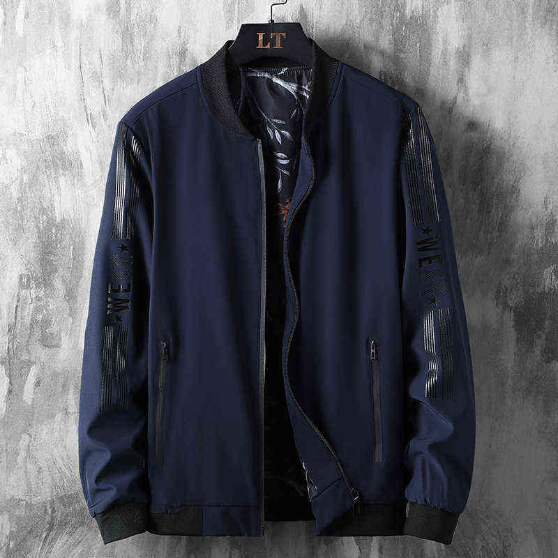 Large Size Windbreakers Streetwear Jackets Men Outwear Plus 6xl 7xl 8xl Sportswear Coat Male Baseball Bomber Jacket Clothing 211110