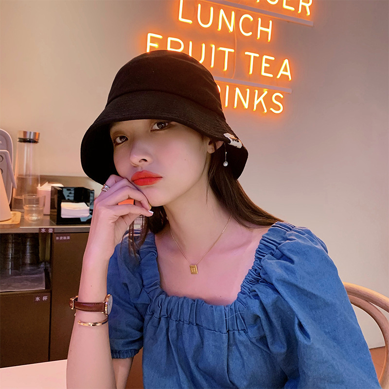 Black letter fisherman's hat children's early spring and summer thin fashion crowd cover face and sunscreen big head bucket basin hat
Black letter fisherman's hat children's early spring and summer thin fashion crowd cover face and sunscreen big head bucket basin hat