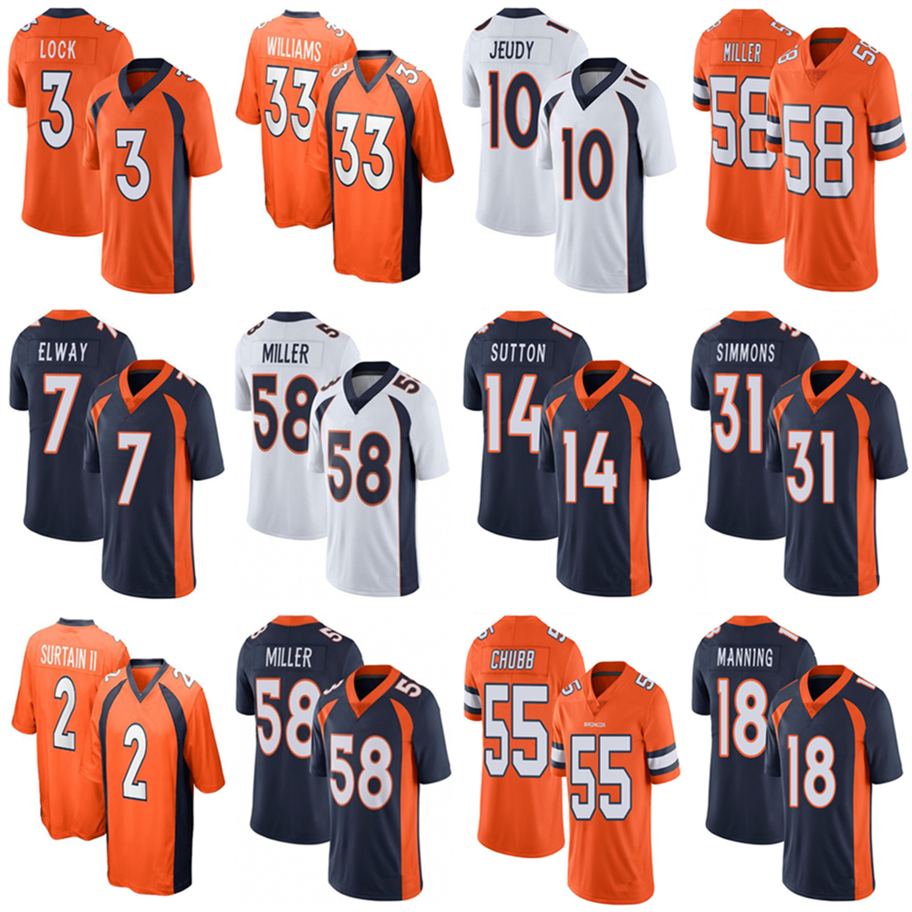 10 Jerry Jeudy 58 Von Miller 31 Justin Simmons Football Jerseys Peyton Manning Lock DenverBroncos2 Patrick Surtain Bradley Chubb John Elway Courtland Sutton, My store(aryahome)
10 Jerry Jeudy 58 Von Miller 31 Justin Simmons Football Jerseys Peyton Manning Lock DenverBroncos2 Patrick Surtain Bradley Chubb John Elway Courtland Sutton, My store(aryahome)