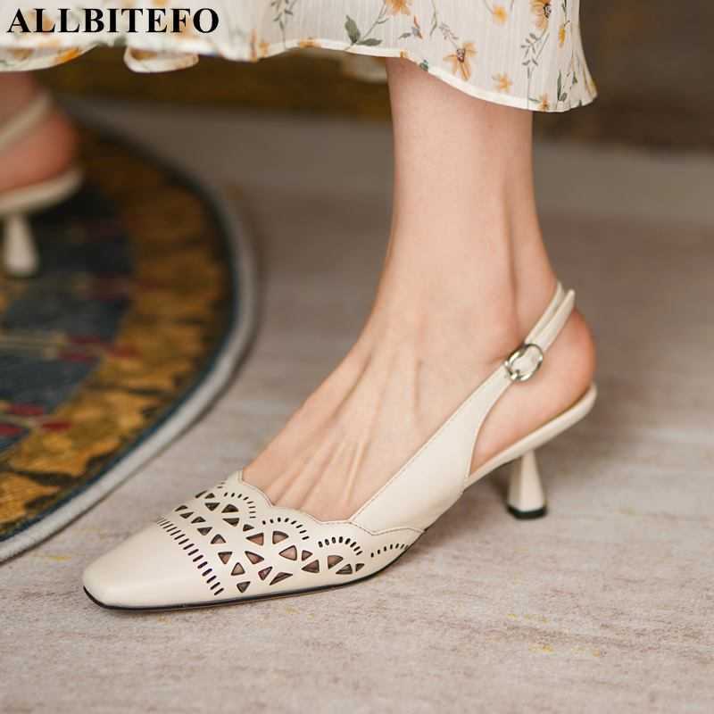 ALLBITEFO Expose The Heel Hollow Design Soft Genuine Leather Fashion Sexy Summer Sandal Heels High Heel Shoes 210611, As picture
ALLBITEFO Expose The Heel Hollow Design Soft Genuine Leather Fashion Sexy Summer Sandal Heels High Heel Shoes 210611, As picture