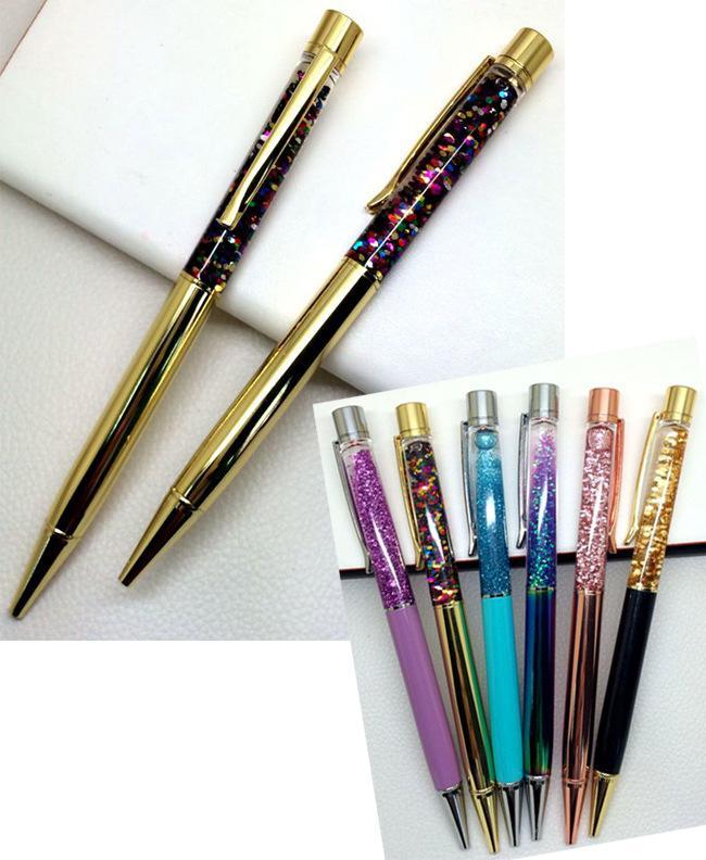 Writing Gift DIY Empty Tube Metal Ballpoint Pens Self-filling Floating Glitter Dried Flower Crystal Pen 15 Color, Multi-color
Writing Gift DIY Empty Tube Metal Ballpoint Pens Self-filling Floating Glitter Dried Flower Crystal Pen 15 Color, Multi-color