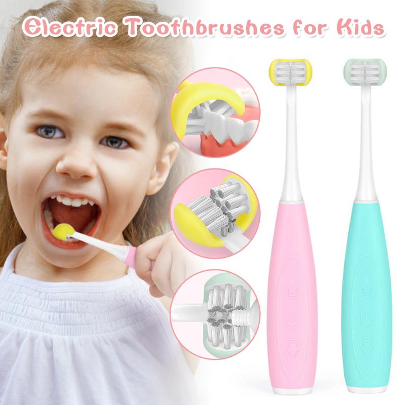 Sonic Electric Toothbrush 3-Sided For Kids Rechargeable IPX7 Waterproof 2Min Timer With 2 Replacement Heads Smart
Sonic Electric Toothbrush 3-Sided For Kids Rechargeable IPX7 Waterproof 2Min Timer With 2 Replacement Heads Smart