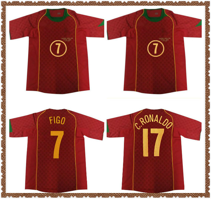 retro RUI COSTA RONALDO soccer jersey 2004 2005 classic football shirt vintage Camisa de futebol 04 05 #7 FIGO #17 C.RONALDO GOMES PAULETA PETIT red, Black
retro RUI COSTA RONALDO soccer jersey 2004 2005 classic football shirt vintage Camisa de futebol 04 05 #7 FIGO #17 C.RONALDO GOMES PAULETA PETIT red, Black
