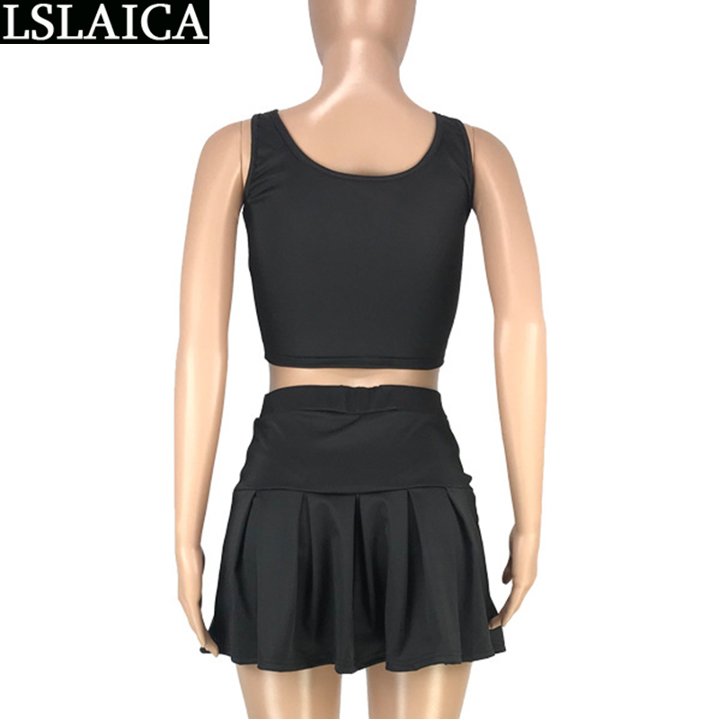 Women's Tracksuit Set 2 Pieces Suspender Tops Short Skirts Solid Color Slim Woman s Summer Elegant Casual Sport Women 210515