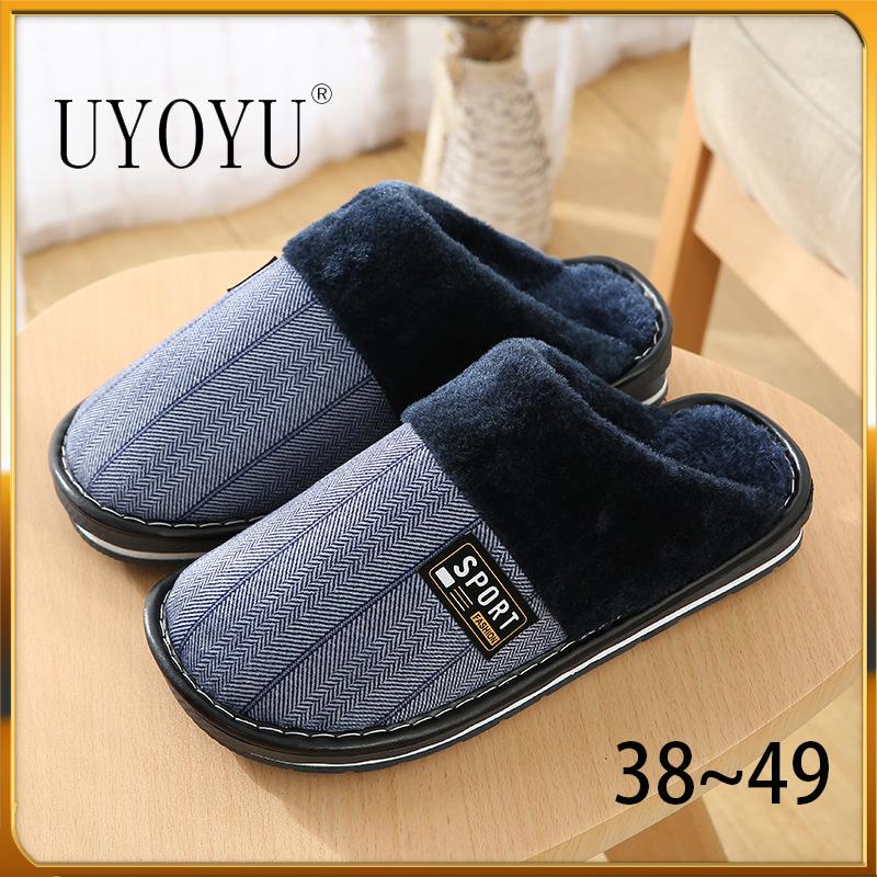Slippers 38~49 Winter Warm 48 Men Suede Short Plush Indoor Shoes For Male Non Slip Cozy Velvet Waterproof Fur Home, Black
Slippers 38~49 Winter Warm 48 Men Suede Short Plush Indoor Shoes For Male Non Slip Cozy Velvet Waterproof Fur Home, Black