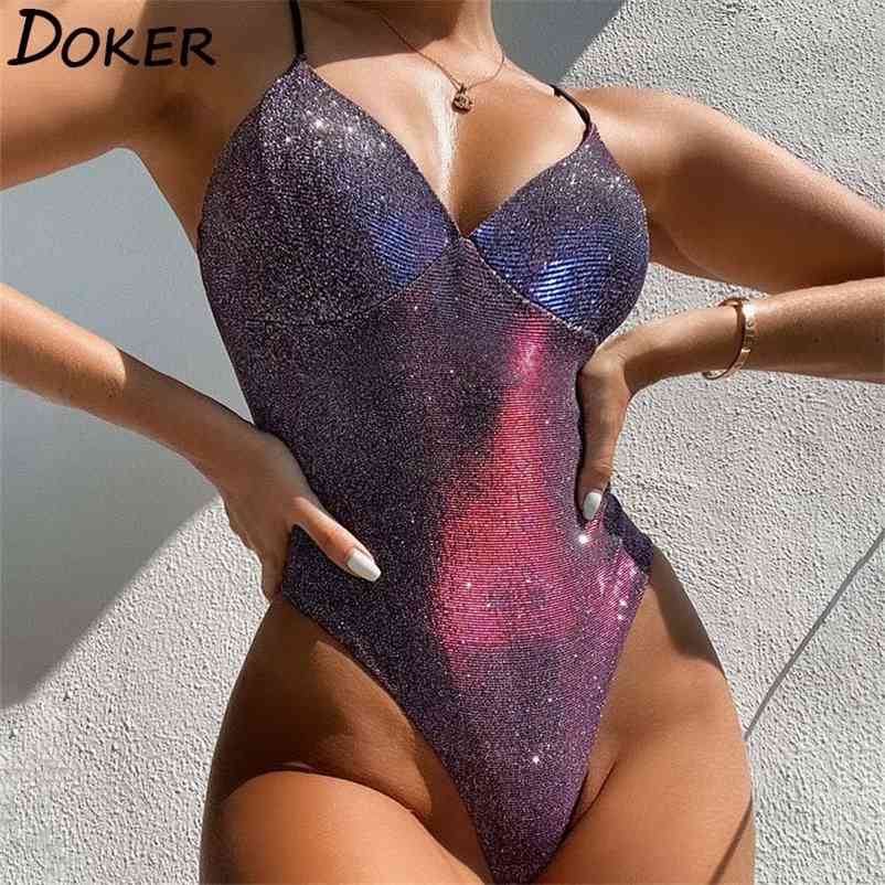 Summer Sexy Swimsuit Women Swimwear Bodysuit Female Push Up Monokini High Waist Bathing Suits Beach Wear 210604, Purple
Summer Sexy Swimsuit Women Swimwear Bodysuit Female Push Up Monokini High Waist Bathing Suits Beach Wear 210604, Purple