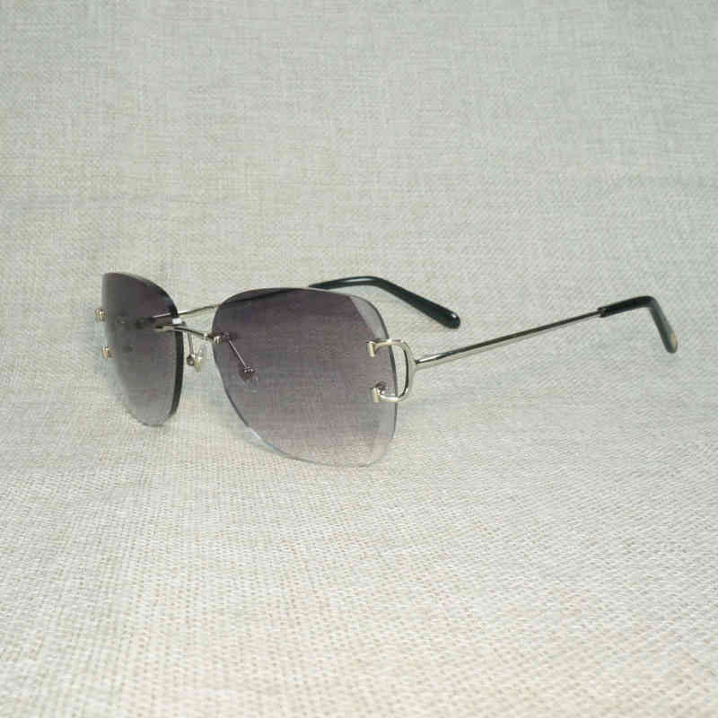 Factory Direct Price Vintage Oversize Rimless Men Diamond Cutting Wire Eyeglasses Metal Frame Shades for Outdoor Club Oculos Eyewear
Factory Direct Price Vintage Oversize Rimless Men Diamond Cutting Wire Eyeglasses Metal Frame Shades for Outdoor Club Oculos Eyewear