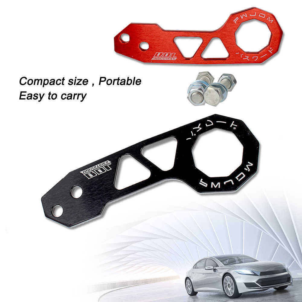 for Towing Tools JDM AK-8108 Universal Accessories Rhombic Towbar Car Front Trailer Hook Aluminum Alloy