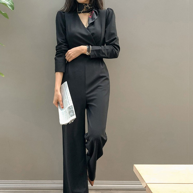 ZAWFL Women sashes high waist v-neck loose wide leg pants autumn jumpsuit Casual Rompers overalls for female women jumpsuits 210525, Beige
ZAWFL Women sashes high waist v-neck loose wide leg pants autumn jumpsuit Casual Rompers overalls for female women jumpsuits 210525, Beige