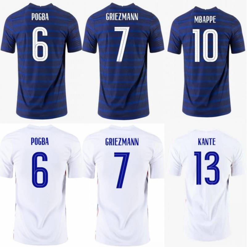 2021#10 MBAPPE Soccer Jersey FRANCE #6 POGBA LEMAR Shirt Mens #7 GRIEZMANN #13 KANTE VARANE Football Uniform, Away
2021#10 MBAPPE Soccer Jersey FRANCE #6 POGBA LEMAR Shirt Mens #7 GRIEZMANN #13 KANTE VARANE Football Uniform, Away