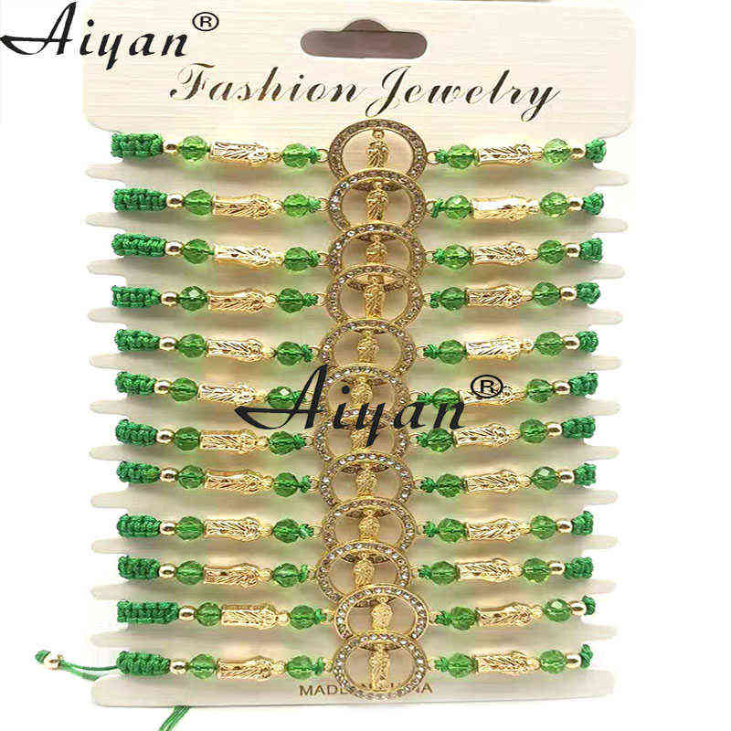 12 Pieces Religion Jesus Virgin Maria And Father Hand-Woven Bracelet Metal Sculpture Can Worn By Men And Women As Gifts 220117