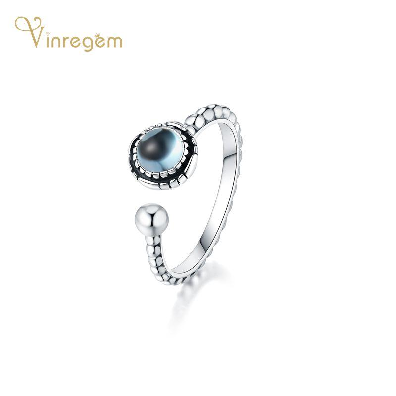 Cluster Rings Vinregem Vintage 100% 925 Sterling Silver Blue Topaz Gemstone Wedding Engagement Ring For Women Fine Jewelry Wholesale, Golden;silver
Cluster Rings Vinregem Vintage 100% 925 Sterling Silver Blue Topaz Gemstone Wedding Engagement Ring For Women Fine Jewelry Wholesale, Golden;silver
