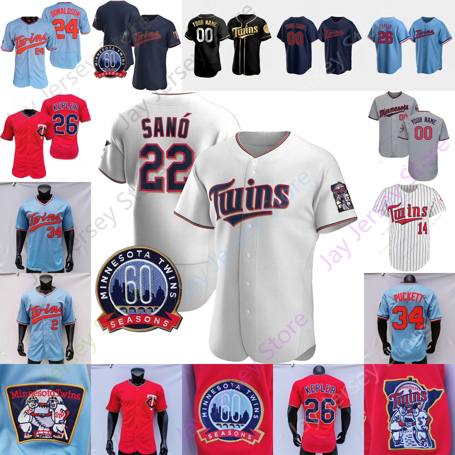Baseball Jersey Cody Stashak Caleb Thielbar Colome Nick Gordon Kirby Puckett Bert Blyleven Kent Hrbek Joe Mauer Harmon Killebrew Rod Carew Tony Oliva, New fan's versions white
Baseball Jersey Cody Stashak Caleb Thielbar Colome Nick Gordon Kirby Puckett Bert Blyleven Kent Hrbek Joe Mauer Harmon Killebrew Rod Carew Tony Oliva, New fan's versions white