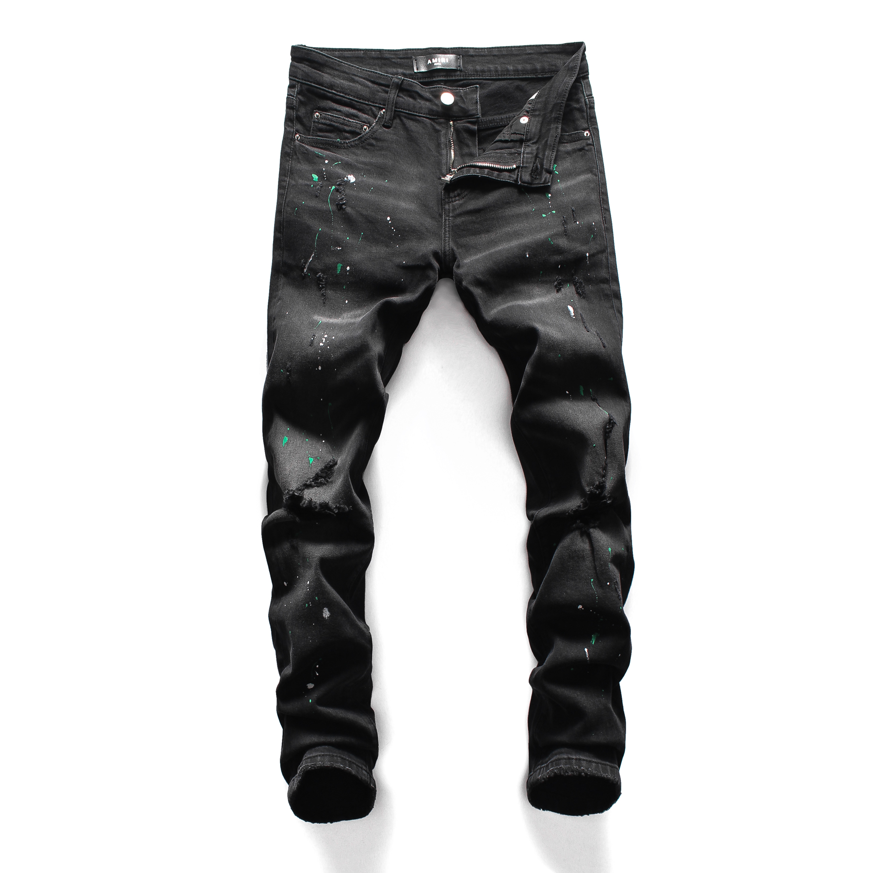 2021 TikTok Mens Fashion Straight Slim Ripped Jeans Trousers Men Streetwear Motorcycle Biker Jean Pants Size 29-38 8099, Blue
2021 TikTok Mens Fashion Straight Slim Ripped Jeans Trousers Men Streetwear Motorcycle Biker Jean Pants Size 29-38 8099, Blue
