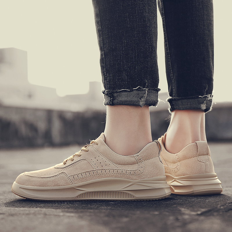 Suede Leather Men Casual Shoes Fashion Trend Sneakers Men Breathable Sport Shoes High Quality Moccasins Designer Tenis Masculino, Red;white
Suede Leather Men Casual Shoes Fashion Trend Sneakers Men Breathable Sport Shoes High Quality Moccasins Designer Tenis Masculino, Red;white