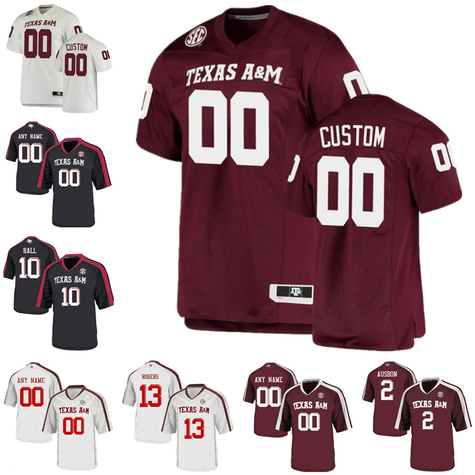 Texas A&M Aggies College Football Jerseys 2 Johnny Manziel 11 Kellen Mond 15 Myles Garrett 13 Mike Evans 40 Von Miller 17 Ryan Tannehill Custom Men Women Youth Jersey, Colour 2
Texas A&M Aggies College Football Jerseys 2 Johnny Manziel 11 Kellen Mond 15 Myles Garrett 13 Mike Evans 40 Von Miller 17 Ryan Tannehill Custom Men Women Youth Jersey, Colour 2