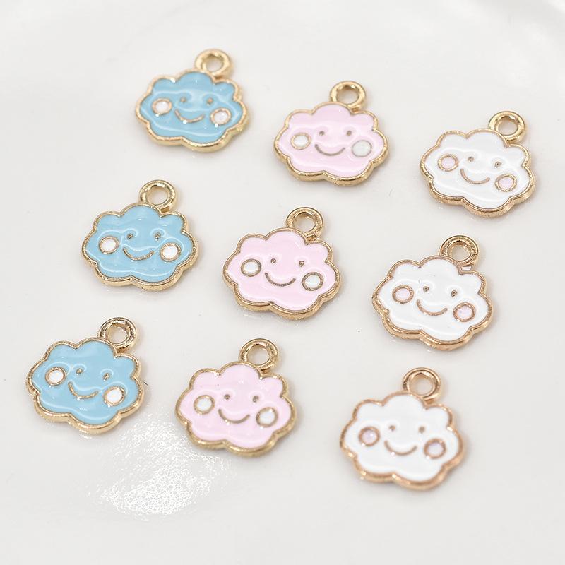 Charms 10Pcs Enamel Alloy Cloud Earrings Jewelry Accessories DIY Hair Bracelet Necklace, Bronze;silver
Charms 10Pcs Enamel Alloy Cloud Earrings Jewelry Accessories DIY Hair Bracelet Necklace, Bronze;silver