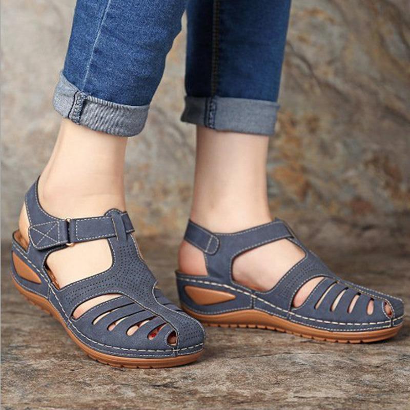 Sandals 2021 Roman Shoes Women Wedge Summer Beach Hollow Out Soft Breathable Footwear Plus Size, Black
Sandals 2021 Roman Shoes Women Wedge Summer Beach Hollow Out Soft Breathable Footwear Plus Size, Black