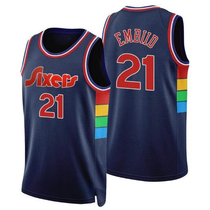 Stitched PhiladelphiaCity jersey Joel Embiid #21 Tyrese Maxey #0 Curry #31 Harris #12 2021-22 75th Anniversary Basketball jerseys Men Women, Black;red
Stitched PhiladelphiaCity jersey Joel Embiid #21 Tyrese Maxey #0 Curry #31 Harris #12 2021-22 75th Anniversary Basketball jerseys Men Women, Black;red