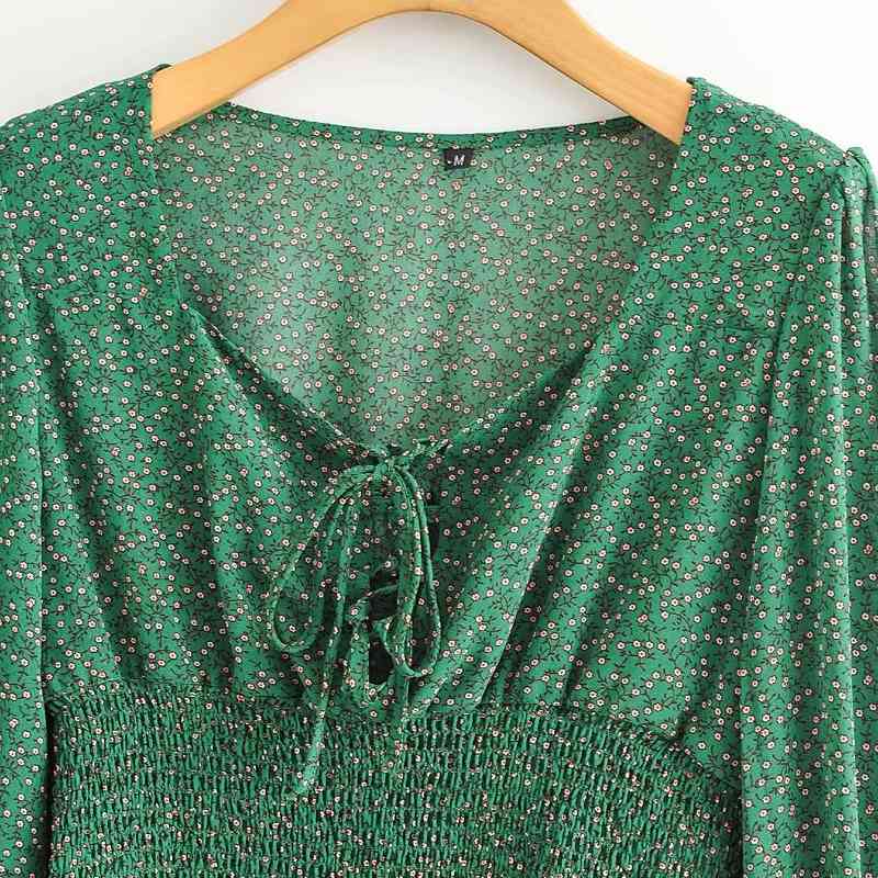 Elegant Women Dot Chiffon Shirts Fashion Ladies Square Collar Streetwear Female Chic Lantern Sleeve Blouses 210430