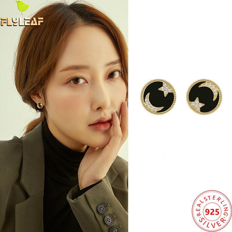 Stud 925 Sterling Silver Star Moon Circle Earrings For Women Micro Inlay Full Zircon Female Fashion Jewelry 2021 Trend, Golden;silver
Stud 925 Sterling Silver Star Moon Circle Earrings For Women Micro Inlay Full Zircon Female Fashion Jewelry 2021 Trend, Golden;silver