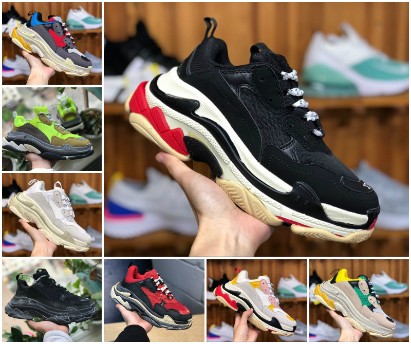 17FW Triple s sports Sneakers for men women Running Casual shoes black red white Beige green Yellow grey blue Dad High quality tennis increa
17FW Triple s sports Sneakers for men women Running Casual shoes black red white Beige green Yellow grey blue Dad High quality tennis increa