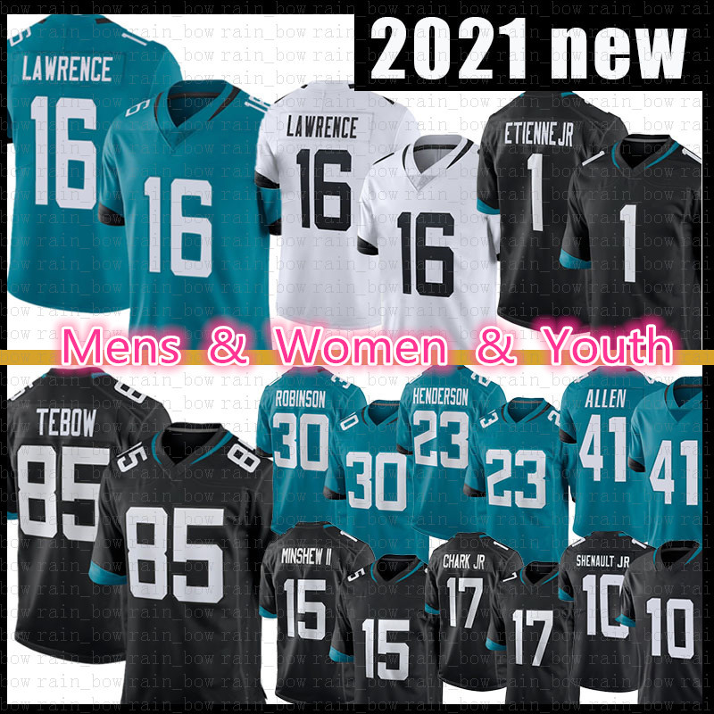 Trevor Lawrence Tim Tebow Jacksonville 85 16 Football Jersey Jaguar Travis Etienne Josh Allen James Robinson C.J. Henderson D.J. Chark jr Laviska Shenault Jr Jack Taylor, Mens jersey (meizhouhu)
Trevor Lawrence Tim Tebow Jacksonville 85 16 Football Jersey Jaguar Travis Etienne Josh Allen James Robinson C.J. Henderson D.J. Chark jr Laviska Shenault Jr Jack Taylor, Mens jersey (meizhouhu)